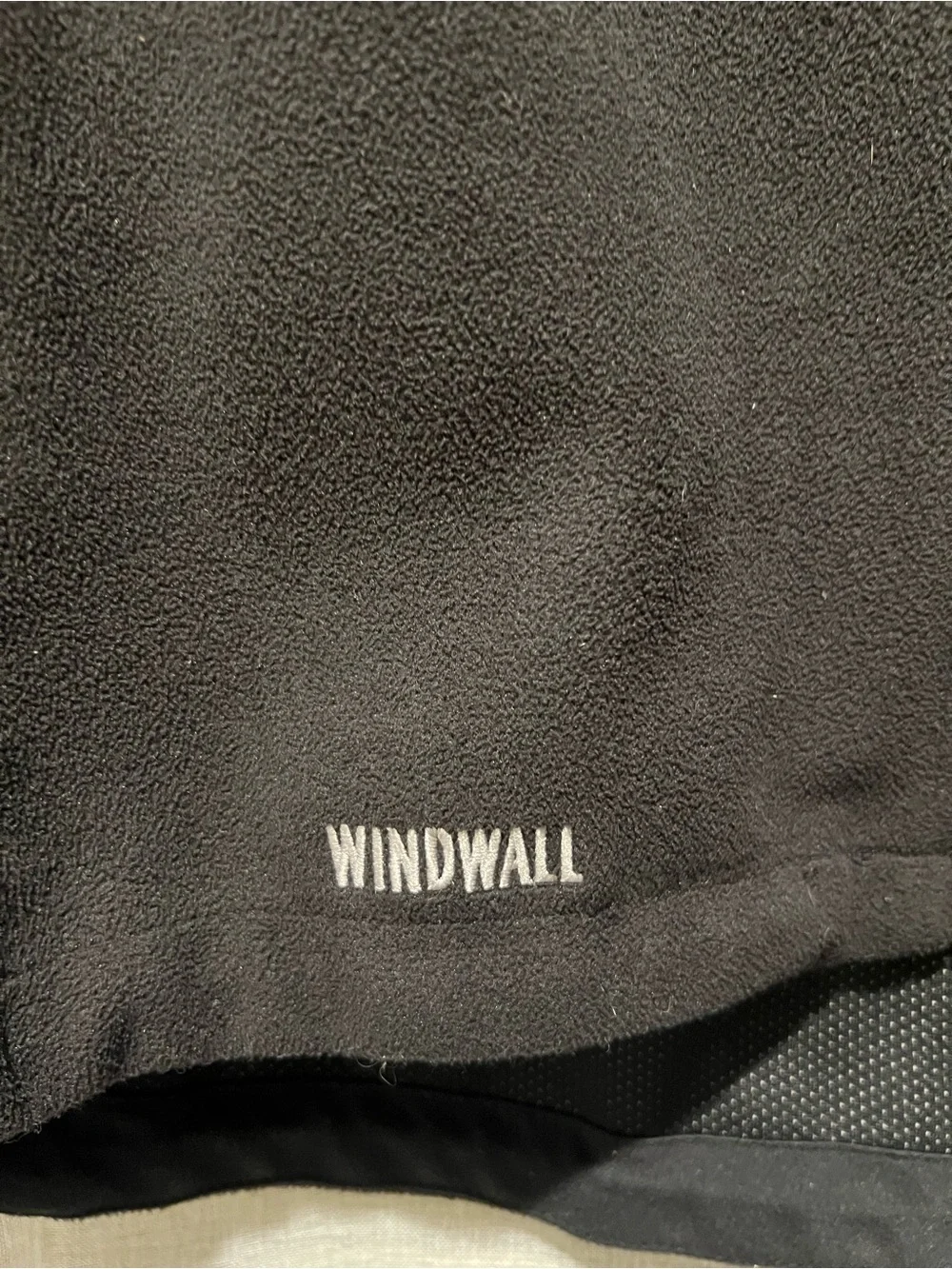 The North Face Black WindWall Fleece Vest - Full Zip, Men's Large